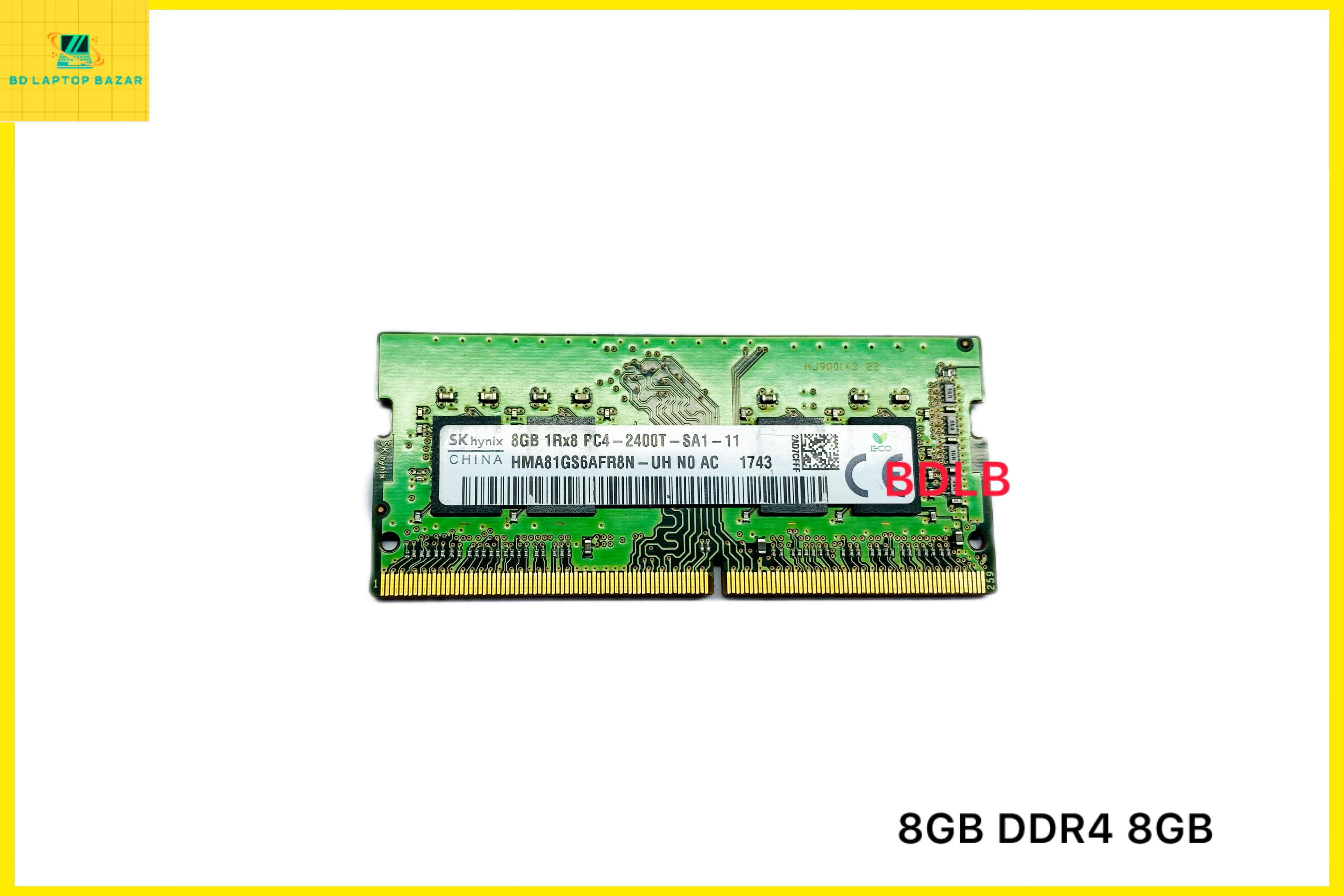 SK Hynix 8GB DDR4 2400 Bus Laptop Ram