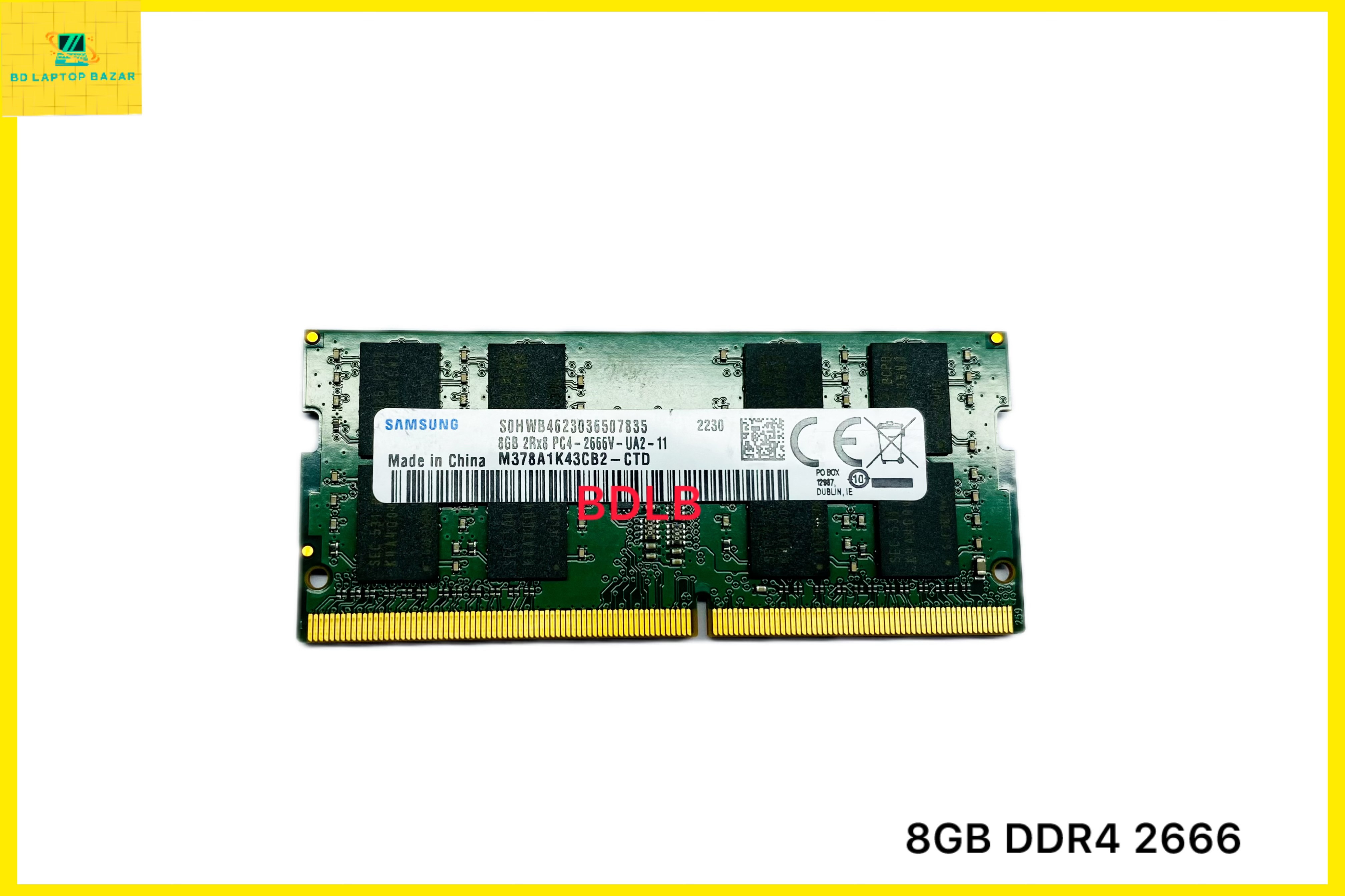 Samsung 8GB DDR4 2666MHz Bus Laptop Ram
