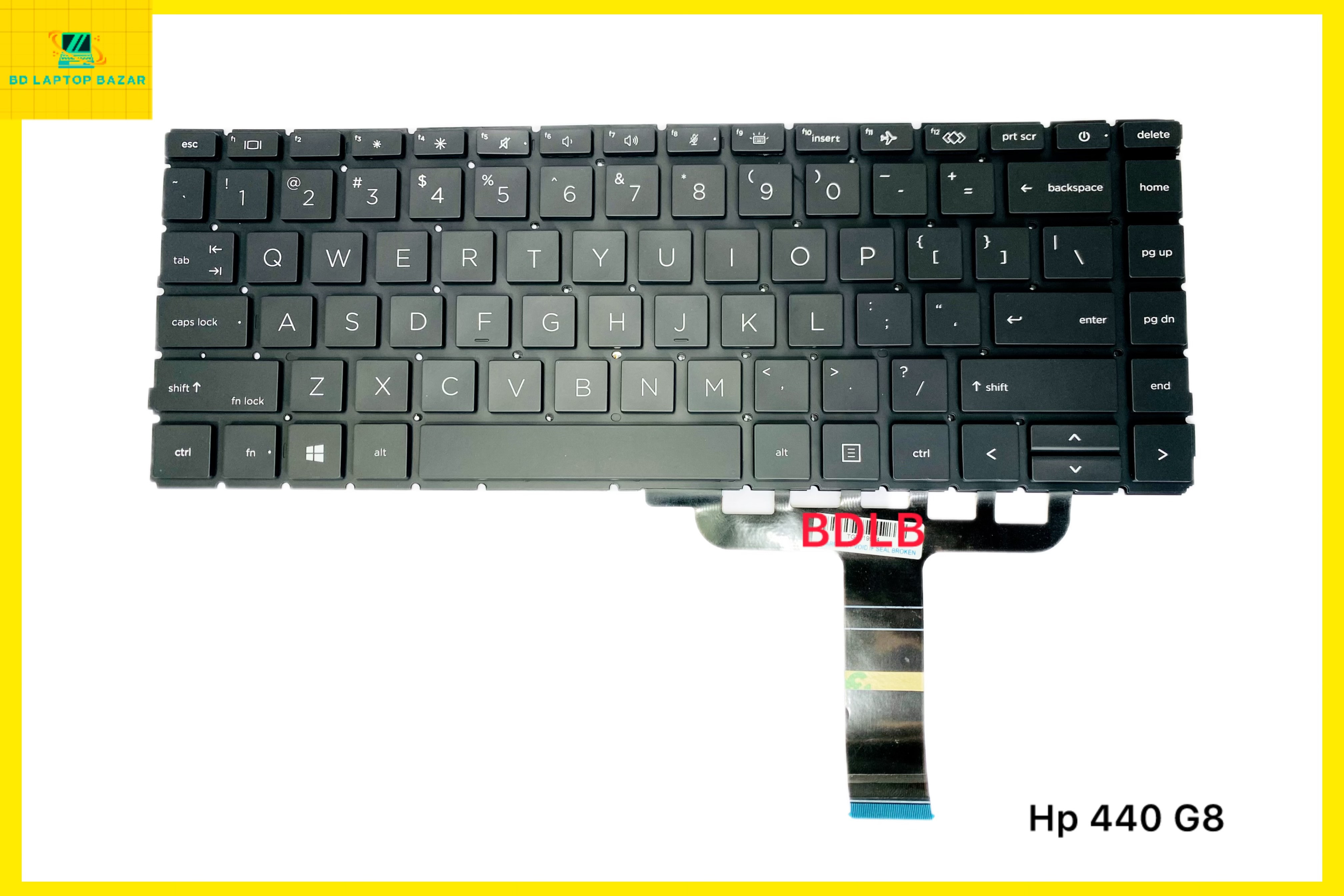 HP ProBook 440 G8 445 G8 ZBook Create G7 No Frame with Backlit keyboard