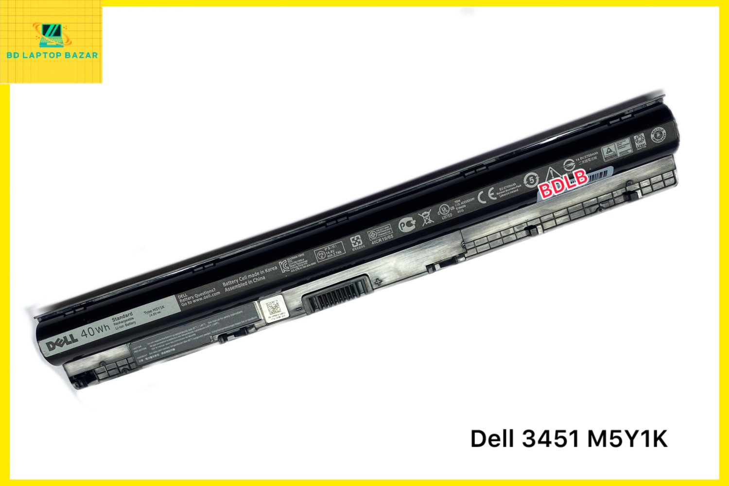 Dell M5Y1k Battery For Dell Inspiron 3451 3551 5758 5558 Vostro 3458 3558 Inspiron 14 15 3000 Series