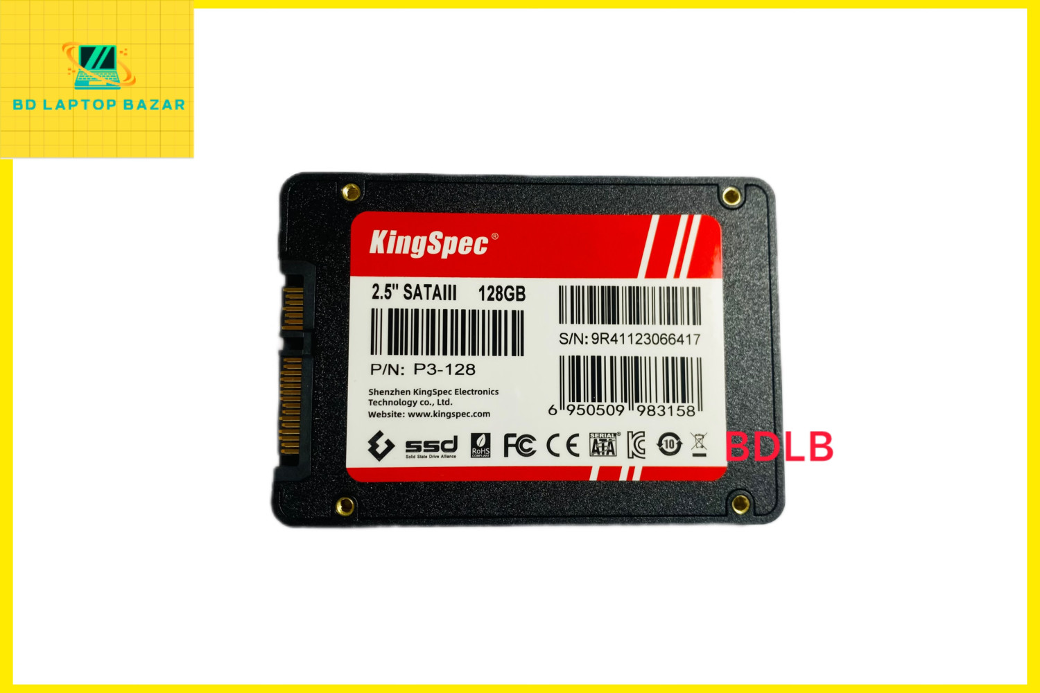 KingSpec P3 128GB 2.5'' SATA SSD original SSD