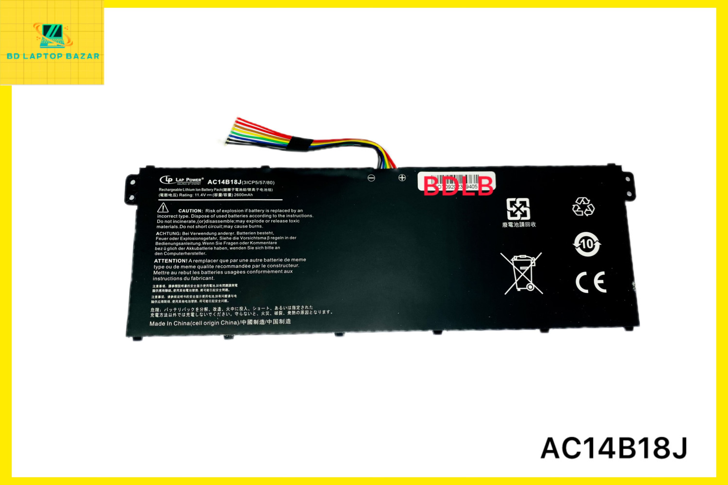 Acer Aspire E3-221 (AC14B18J) Original battery for Acer Aspire V3-111 V3-111P V5-122 V5-122P V5-132 V5-132P V3-111 V3-111P V5-122 V5-122P V5-132 V5-132P