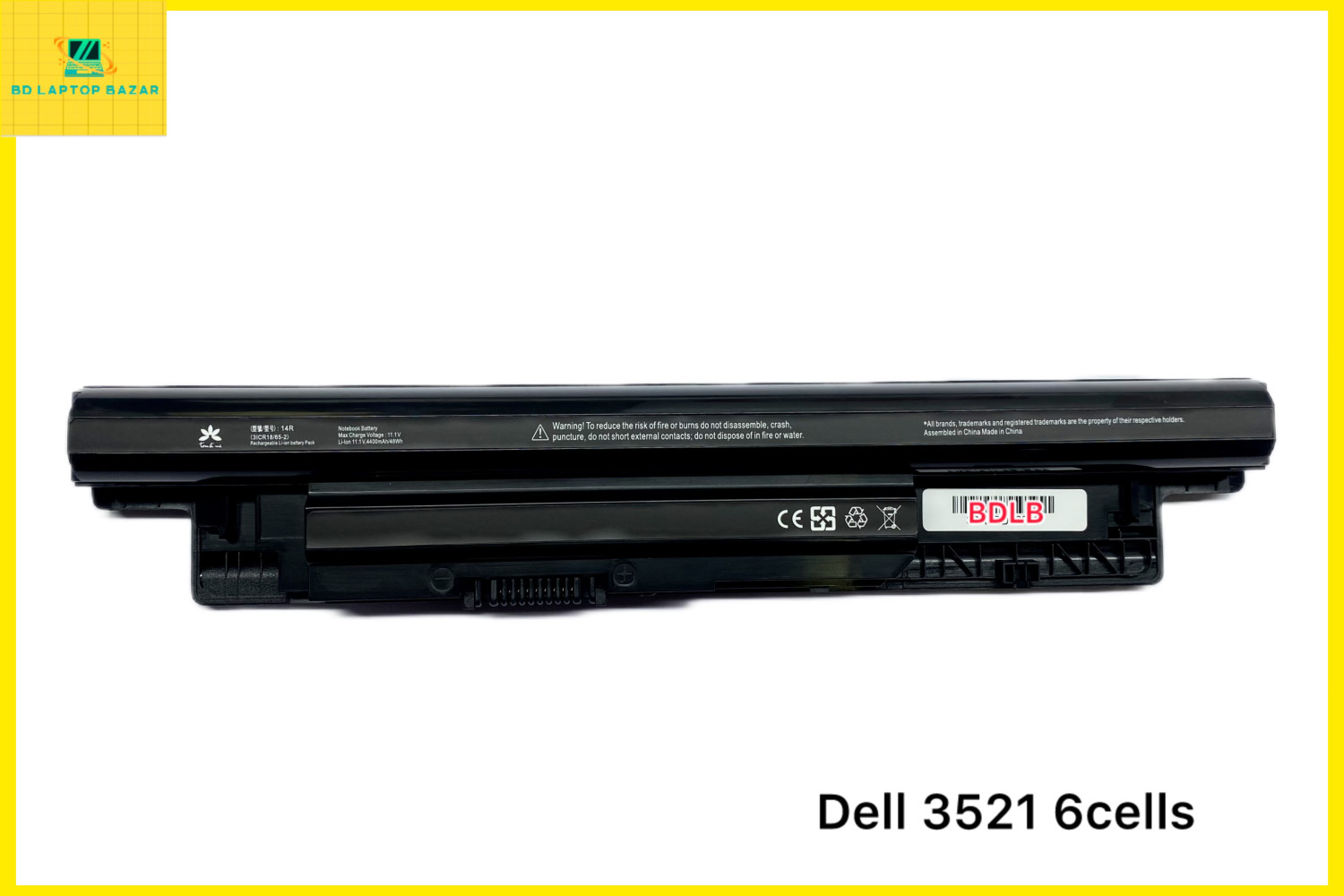 DeII Inspiron 14 3421/14R 5421 5437/15 3521 3537/15R 5521 5537/17 3721 3737 Series ( 6-Cell-11.1V 65Wh-Li-ion )