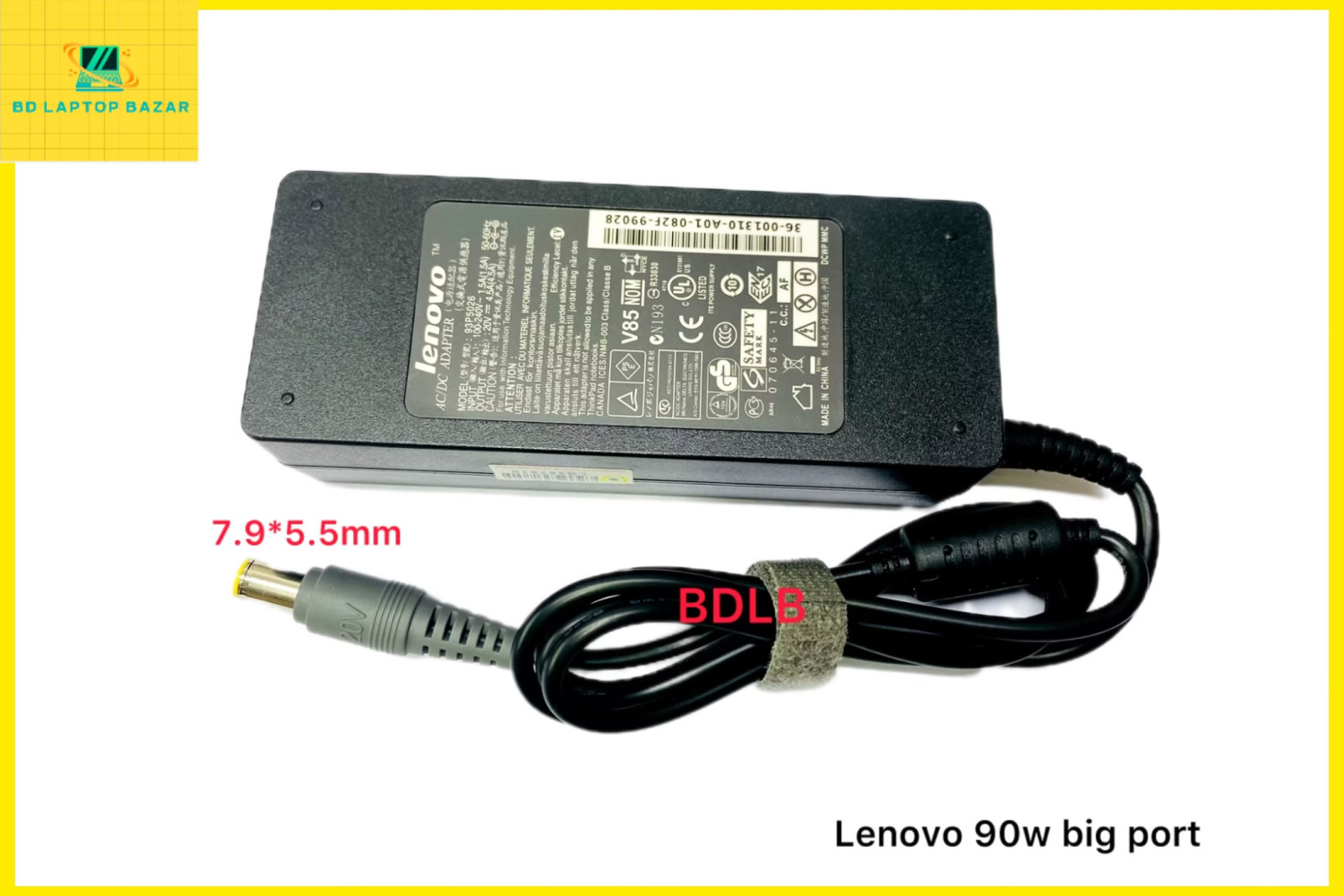 Lenovo 20v 4.5a 90w Charger( 7.9*5.5mm )Adapter