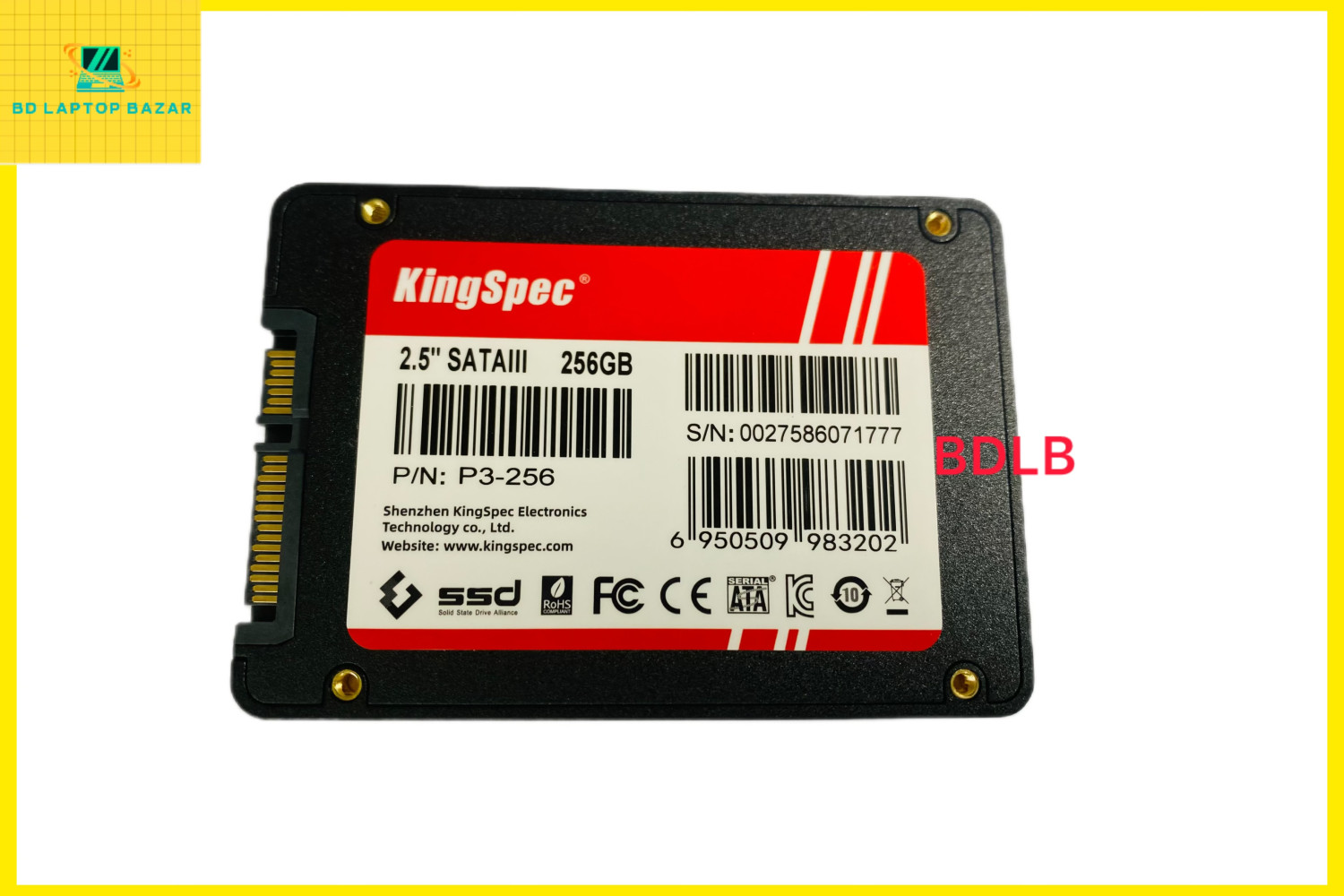 KingSpec P3 256GB 2.5'' SATA original SSD